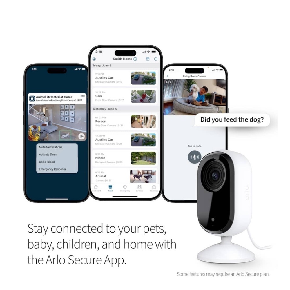 Arlo Live 2K Indoor HD Security Camera - Picture 4 of 6
